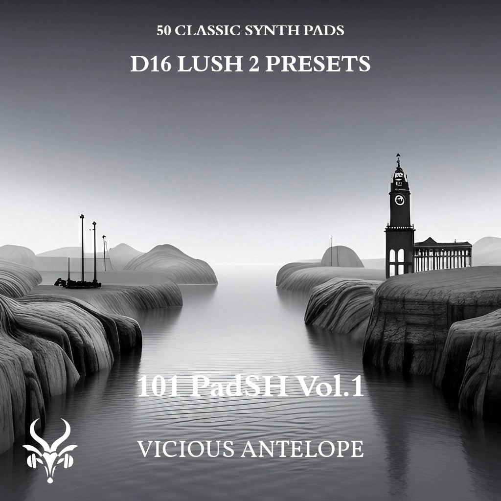 101 PadSH Vol.1 preset pack cover artwork for D16 Lush 2 – Vicious Antelope