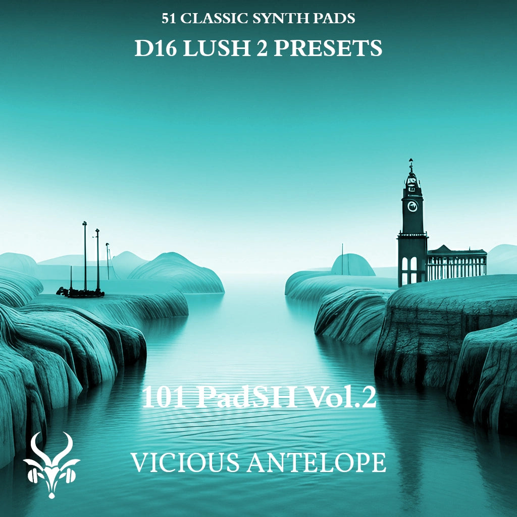 101 PadSH Vol.2 preset pack cover artwork for D16 Lush 2 – Vicious Antelope