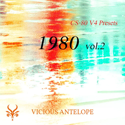 1980 Vol.2 preset pack cover artwork for Arturia CS-80 V4 – Vicious Antelope