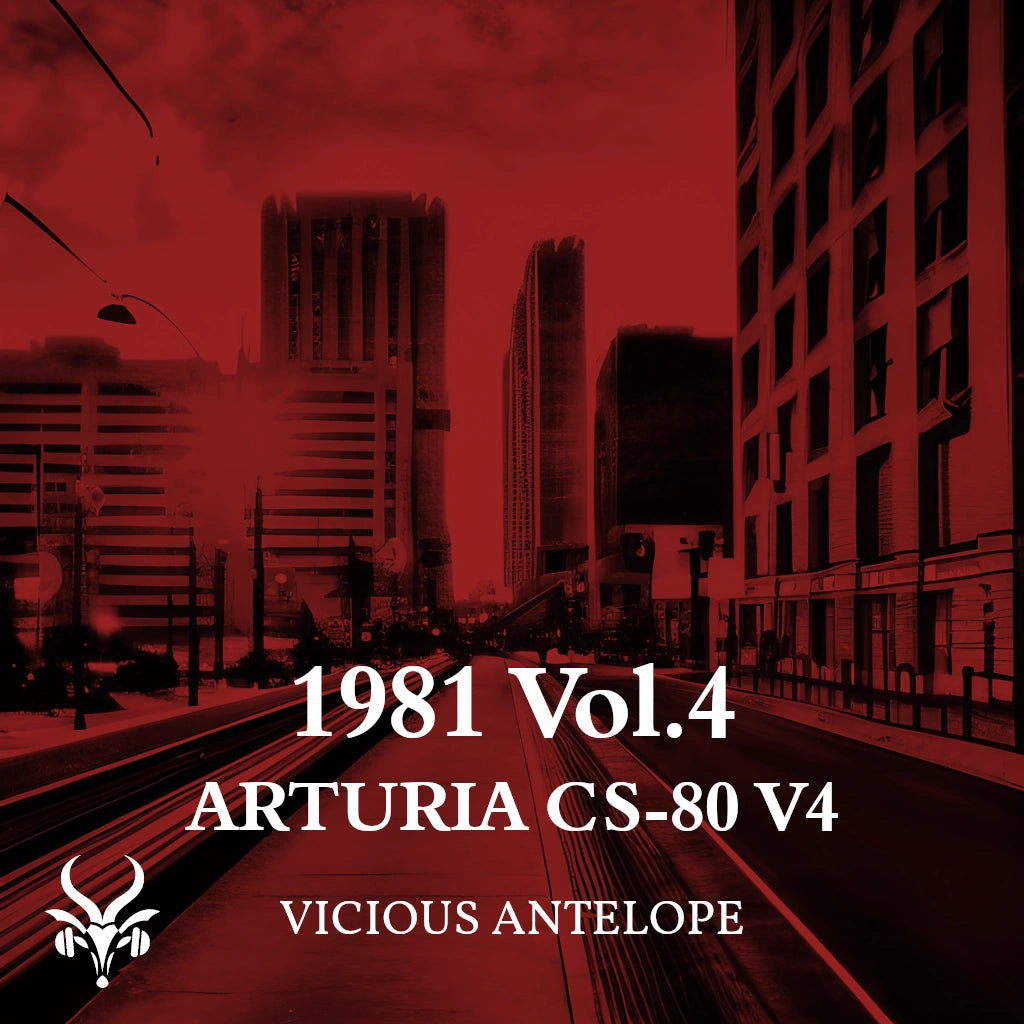 1981 vol.4 preset pack cover artwork for Arturia CS-80 V4 – Vicious Antelope