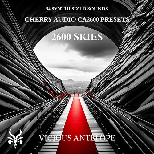 2600 Skies preset pack cover artwork for Cherry Audio – Vicious Antelope