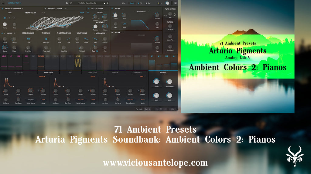 Ambient Colors 2: Pianos - Arturia Pigments presets