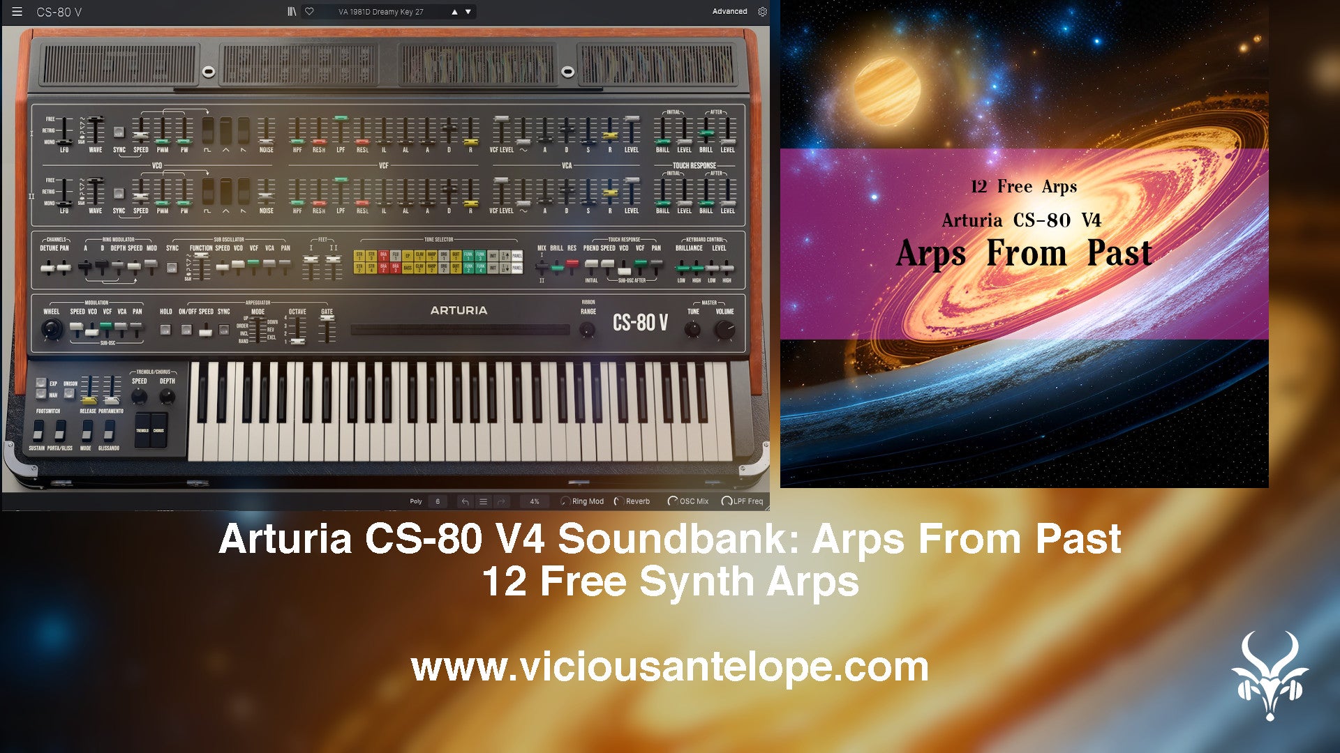 Arps From Past - Free Presets for Arturia CS-80 V4 and Analog Lab V