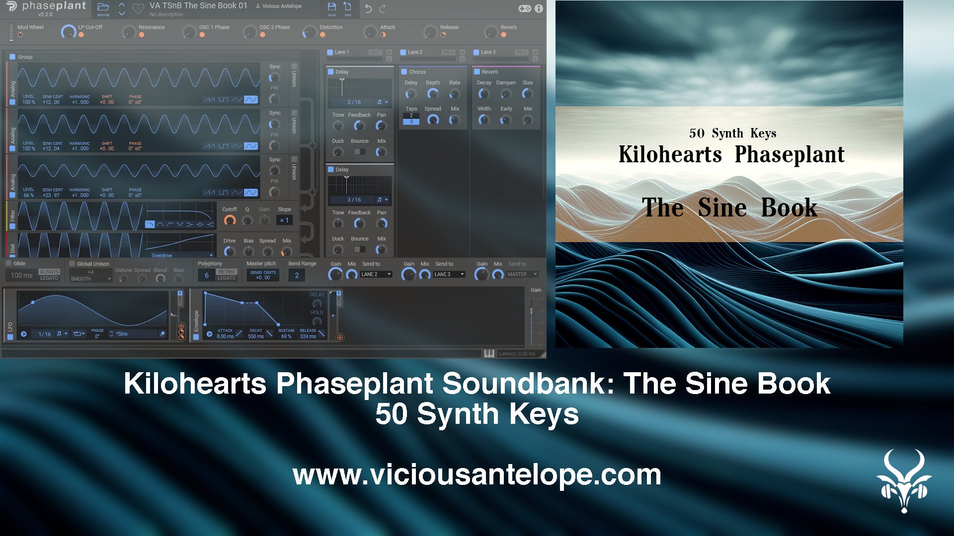 The Sine Book - Phaseplant Synth Presets