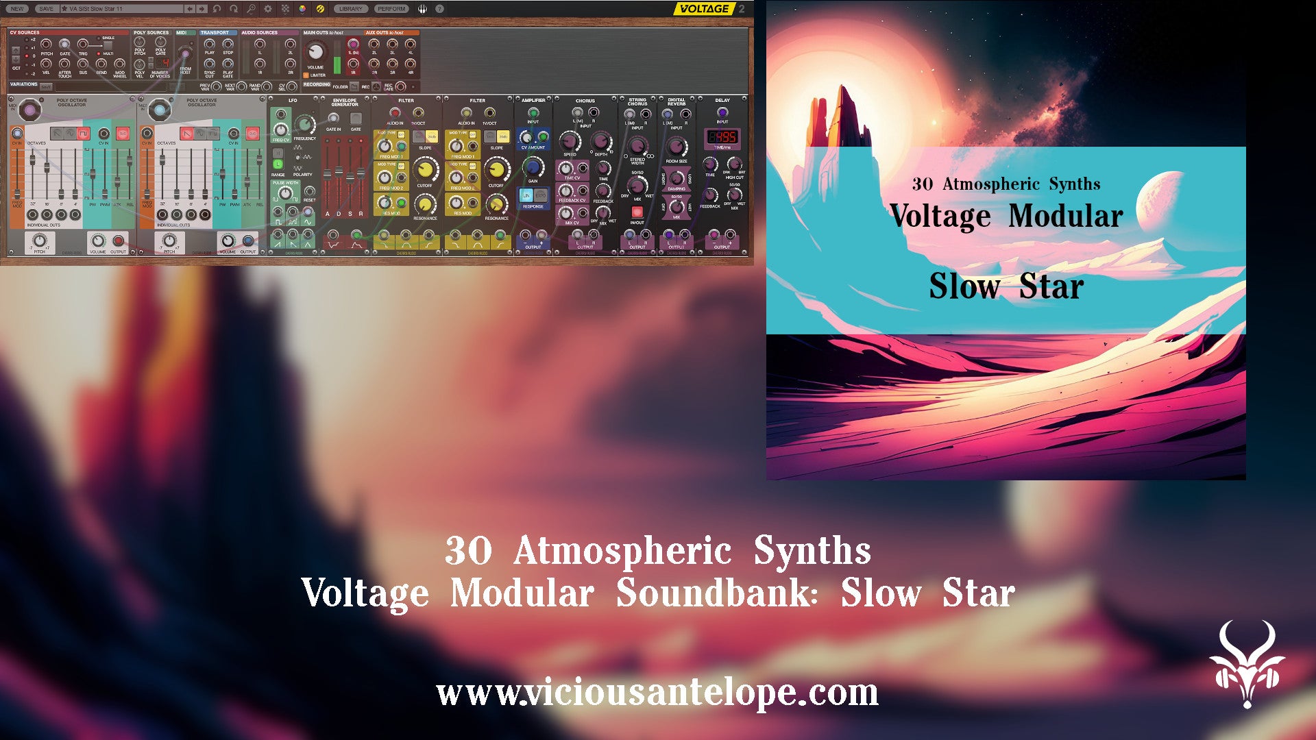 Slow Star - Voltage Modular Patches