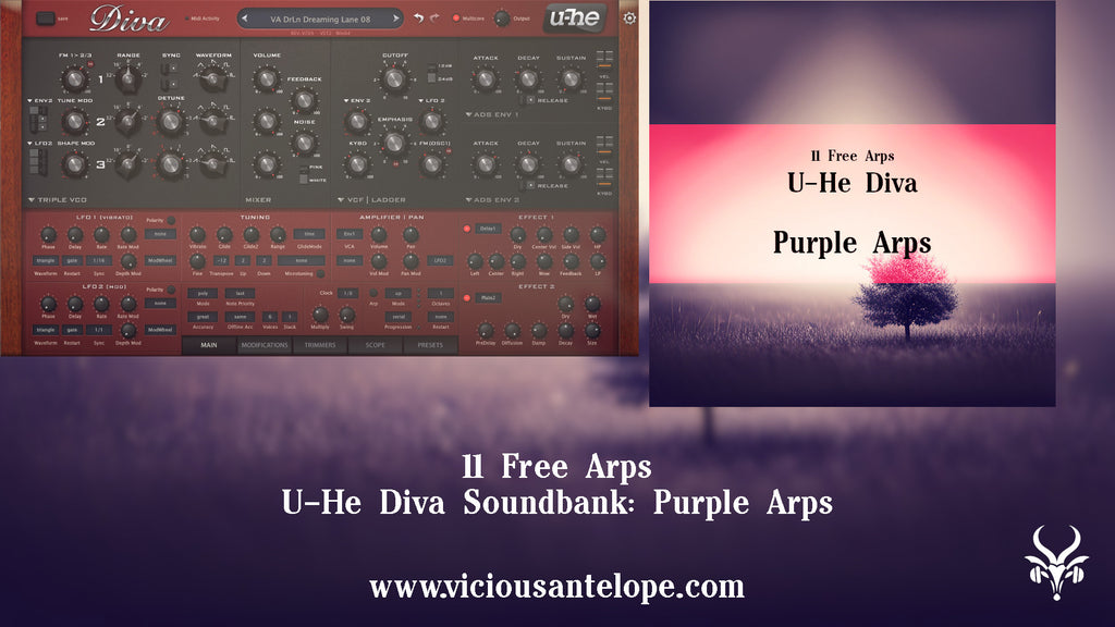 Purple Arps - Free Diva Presets