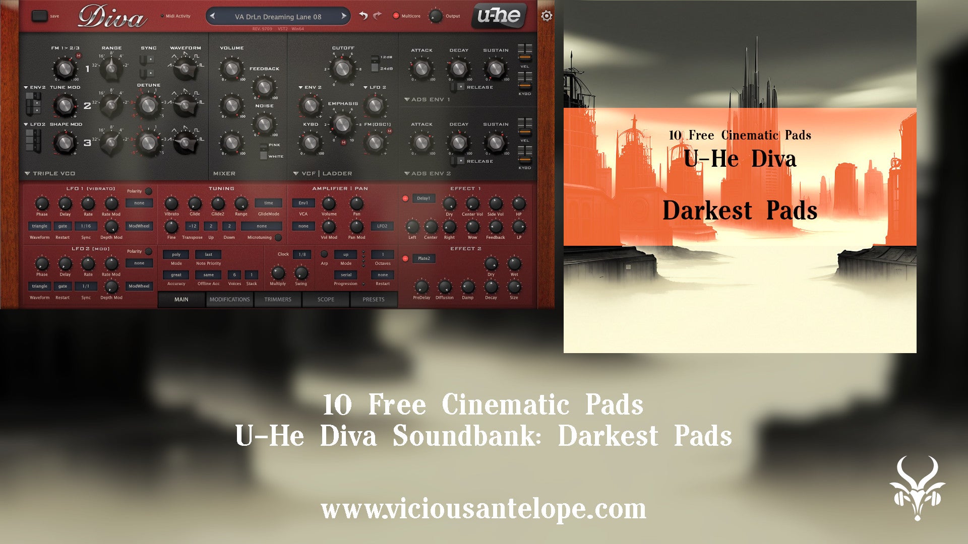 Darkest Pads - Free Diva Synth Presets