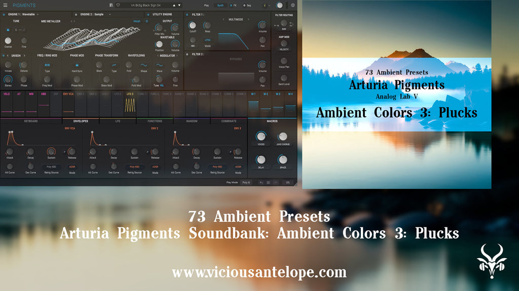 Ambient Colors 3: Plucks - Arturia Pigments Presets