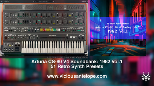 1982 Vol.1 - Arturia CS-80 V presets also available for Analog Lab V users