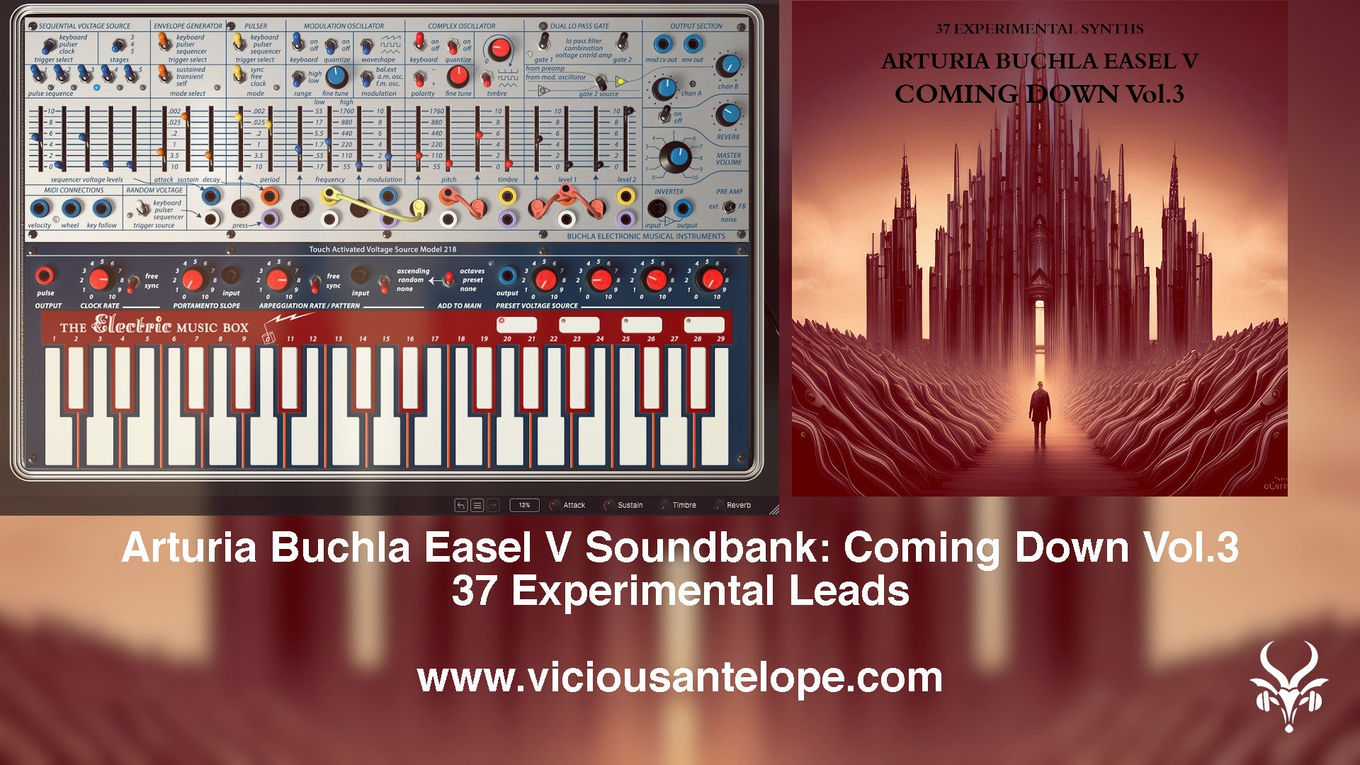 Coming Down Vol.3 - Arturia Buchla Easel V synth presets