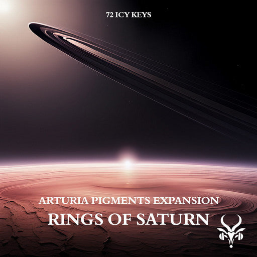 Solar System - Rings Of Saturn - Pigments and Analog Lab V