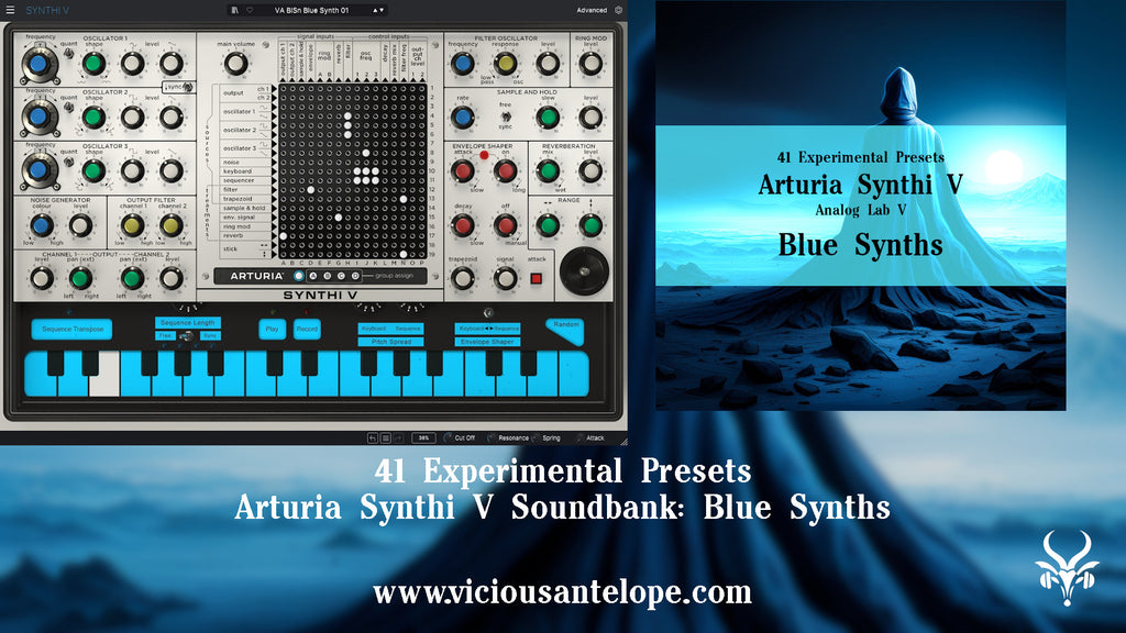 Blue Synths - Arturia Synthi V Presets