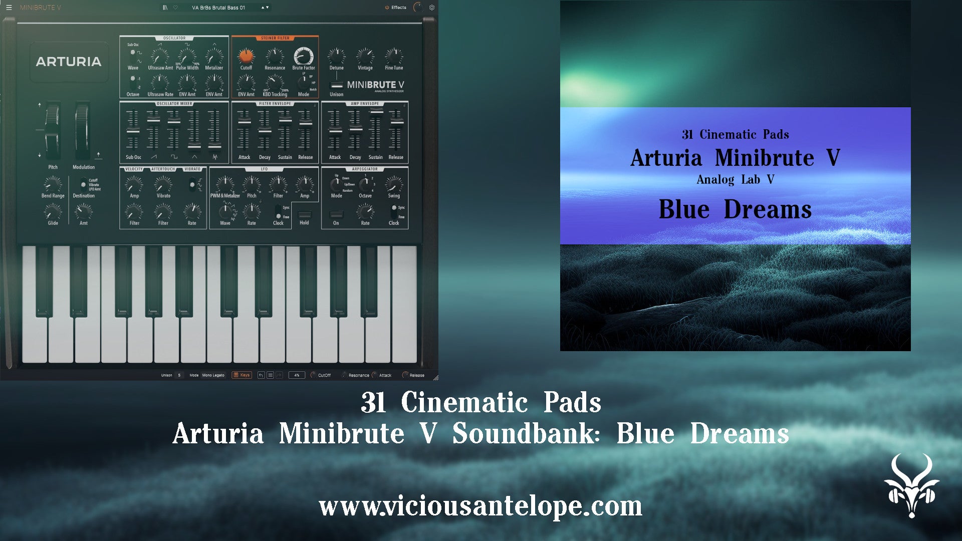 Blue Dreams - Pads For Arturia Minibrute V