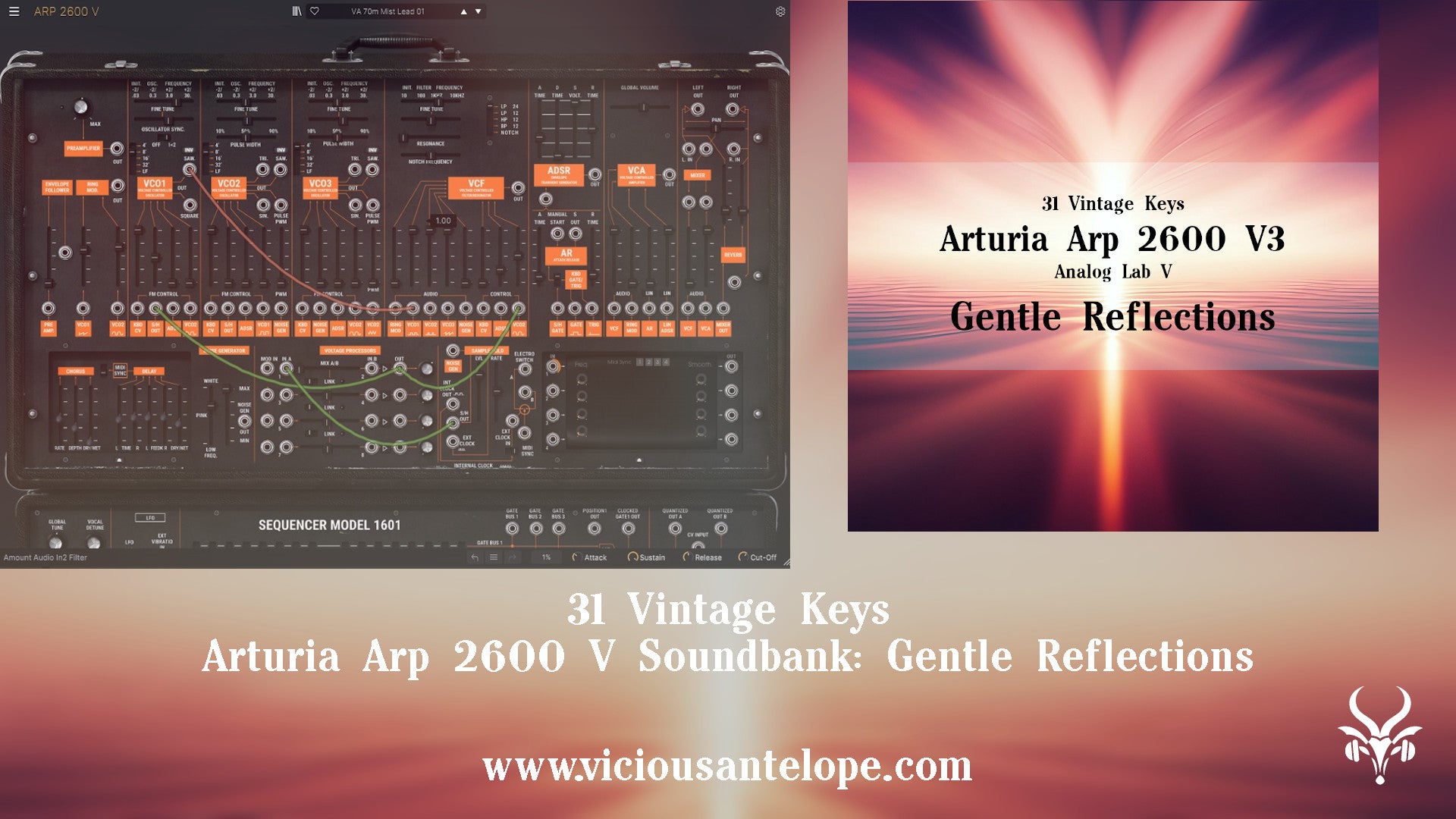 Gentle Reflections - Arturia Arp 2600 V