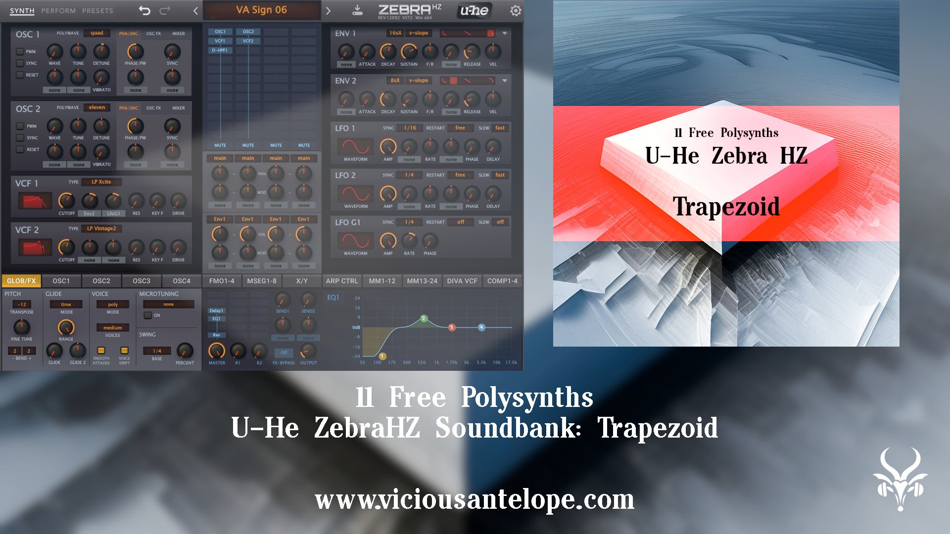 Trapezoid - U-He Zebra HZ presets