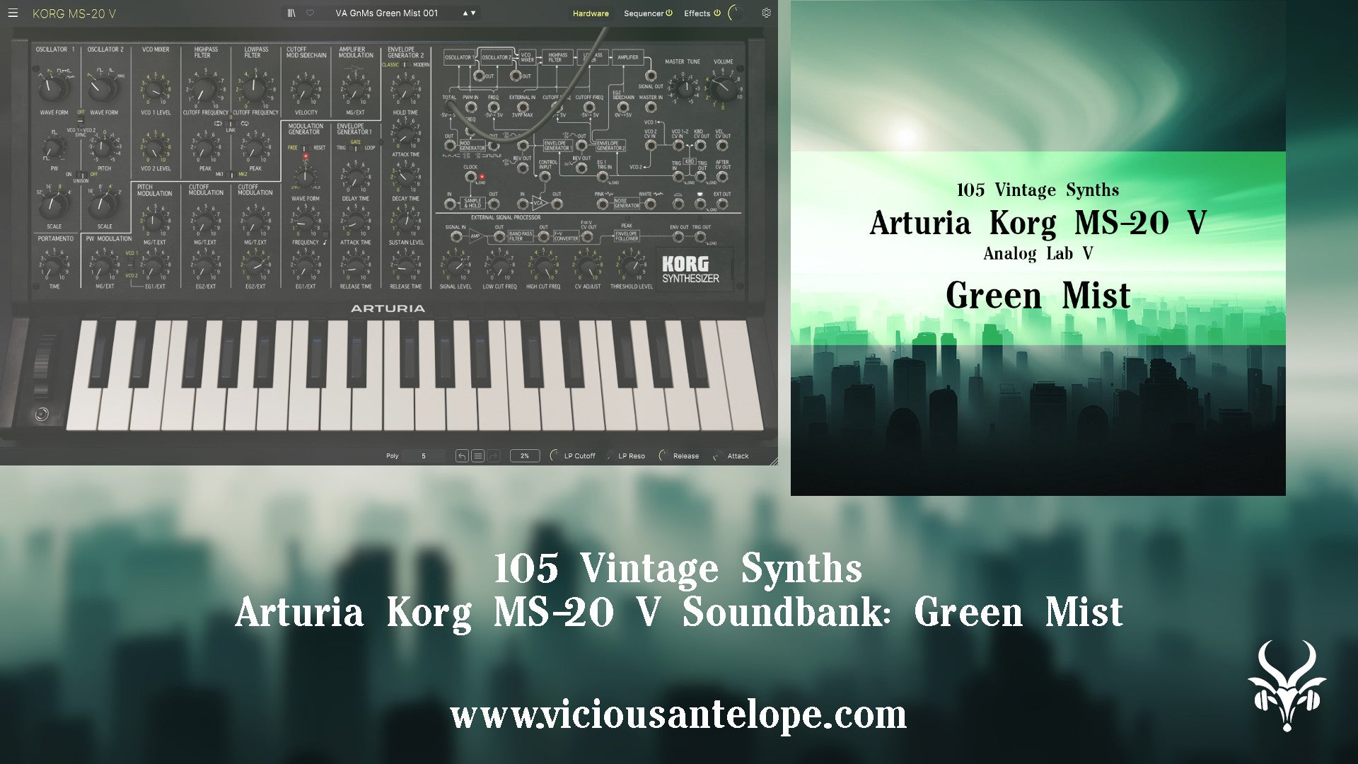 Green Mist - Arturia Korg MS-20 V