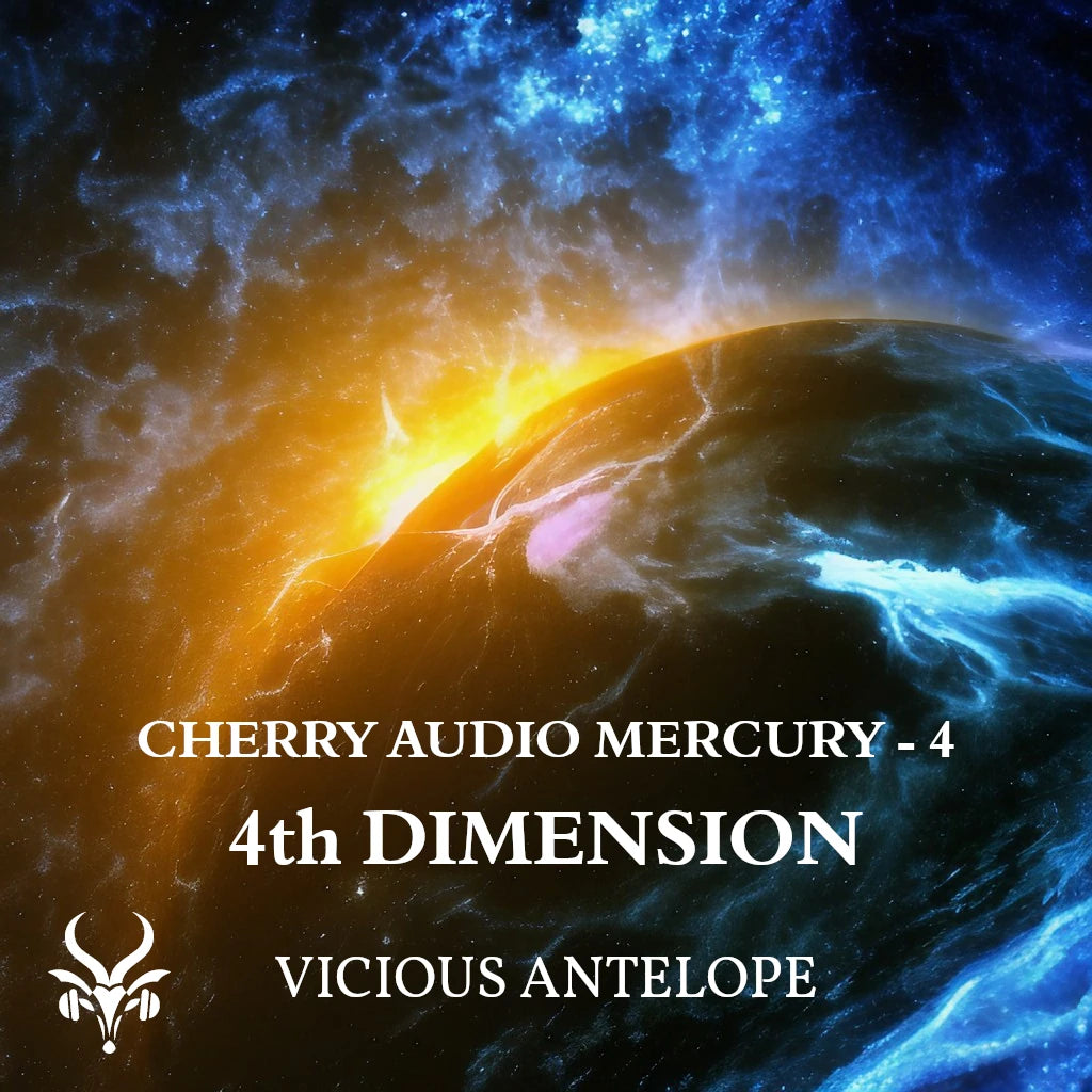 4th dimension preset pack cover artwork for Cherry Audio – Vicious Antelope