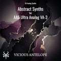 Abstract Synths preset pack cover artwork for AAS Ultra Analog VA-3– Vicious Antelope