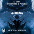 Athena preset library cover artwork for Omnisphere 3 – Vicious Antelope
