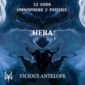 Hera preset library cover artwork for Omnisphere 3 – Vicious Antelope