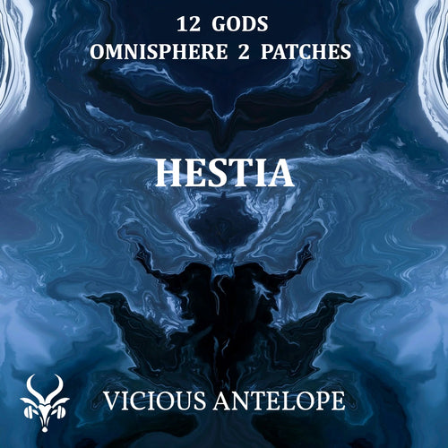 Hestia preset library cover artwork for Omnisphere 3 – Vicious Antelope