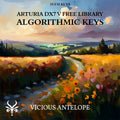 Algorithmic Keys preset pack cover artwork for Arturia DX7 V – Vicious Antelope