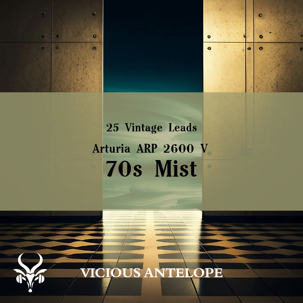 70s Mist preset pack cover artwork for Arturia – Vicious Antelope