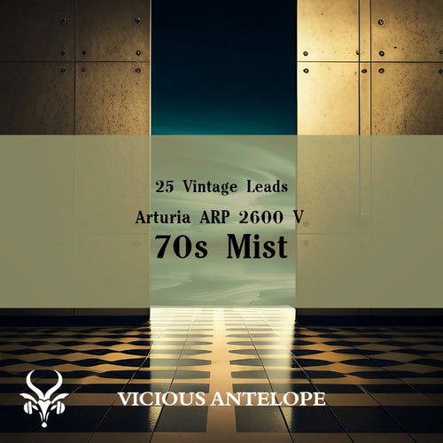 70s Mist preset pack cover artwork for Arturia – Vicious Antelope