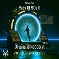Pads Of 90s II preset pack cover artwork for Arturia – Vicious Antelope