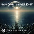 Basses Of 90s preset pack cover artwork for Arturia – Vicious Antelope