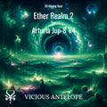 Ether Realm 2 preset pack cover artwork for Arturia – Vicious Antelope