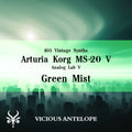 Green Mist preset pack cover artwork for Arturia – Vicious Antelope
