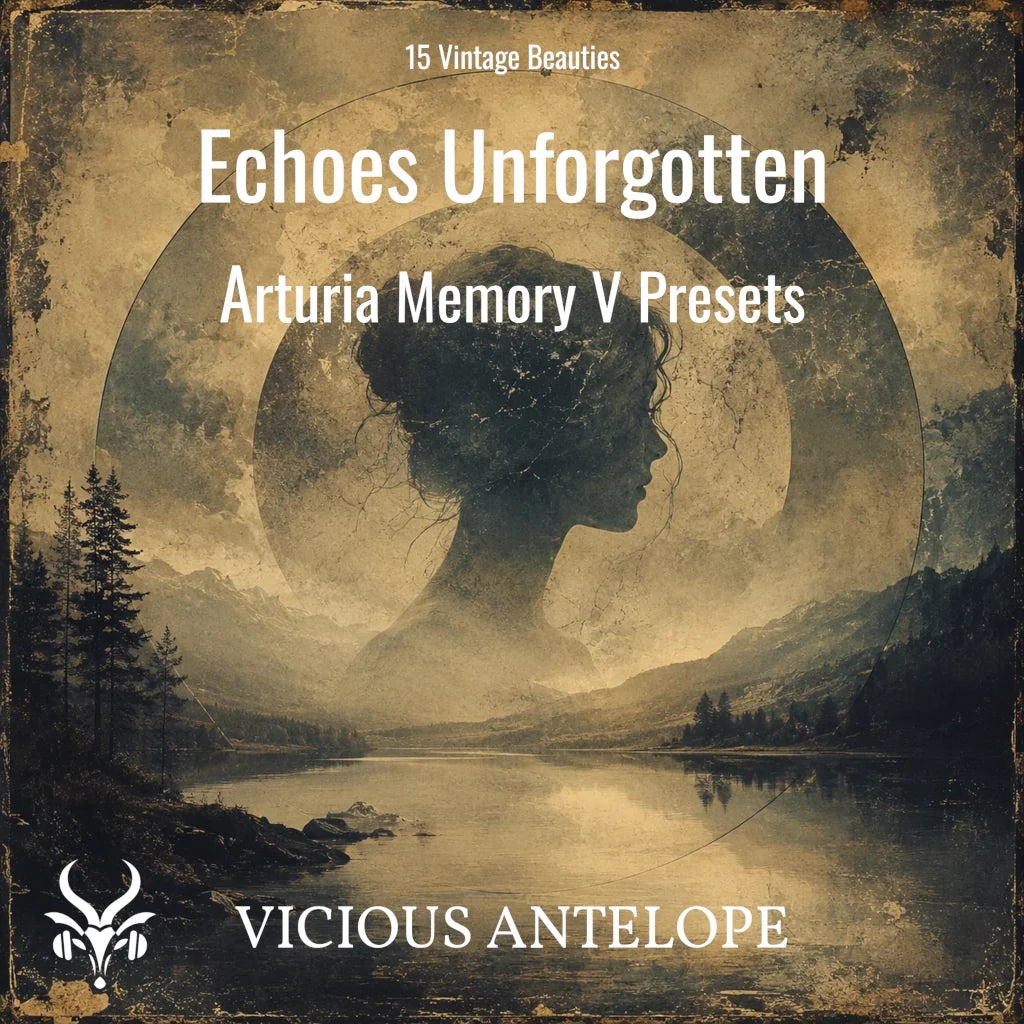 Arturia Memory V preset pack with vintage polysynth sounds and progressive rock synth tones.