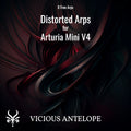 DIstorted Arps preset pack cover artwork for Arturia – Vicious Antelope