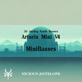 Mini Basses preset pack cover artwork for Arturia – Vicious Antelope