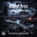 Brutal Arps preset pack cover artwork for Arturia – Vicious Antelope