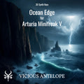 Ocean Edge preset pack cover artwork for Arturia – Vicious Antelope