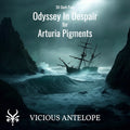 Odyssey In Despair preset pack cover artwork for Arturia Pigments – Vicious Antelope