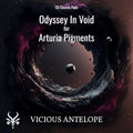 Odyssey In Void preset pack cover artwork for Arturia Pigments – Vicious Antelope