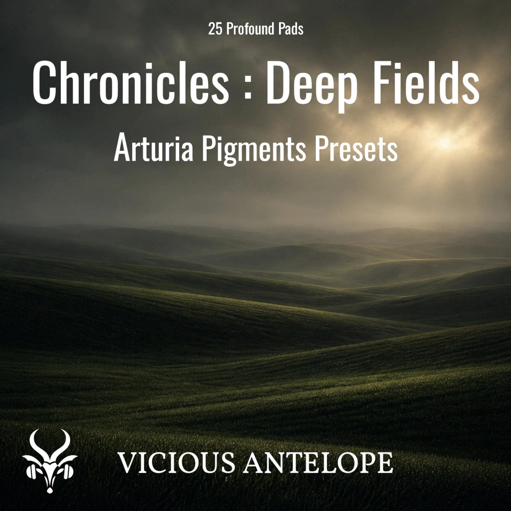 Dark ambient pad presets artwork for Arturia Pigments and Analog Lab V