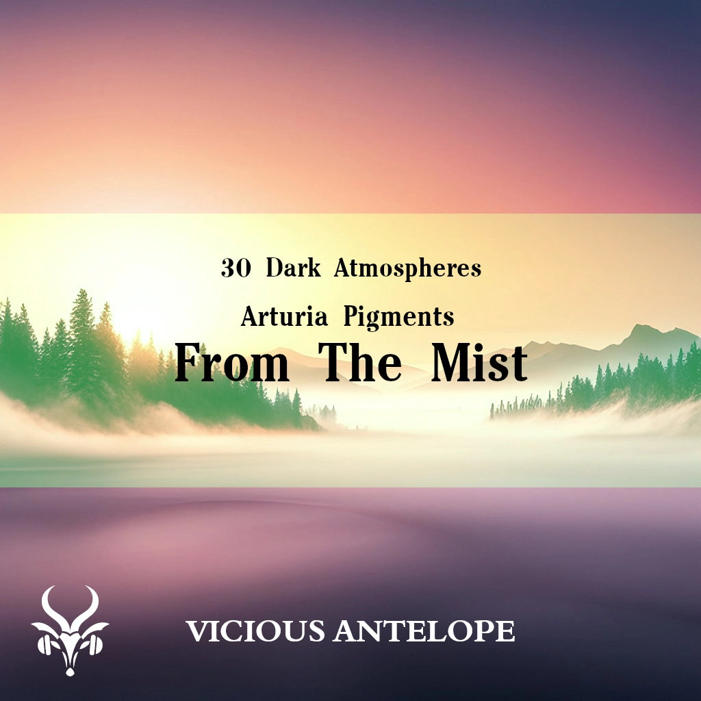 From The Mist preset pack cover artwork for Arturia Pigments – Vicious Antelope
