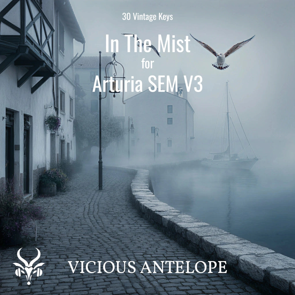 In The Mist preset pack cover artwork for Arturia – Vicious Antelope