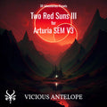 Two Red Suns III preset pack cover artwork for Arturia – Vicious Antelope