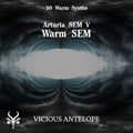 Warm SEM preset pack cover artwork for Arturia – Vicious Antelope