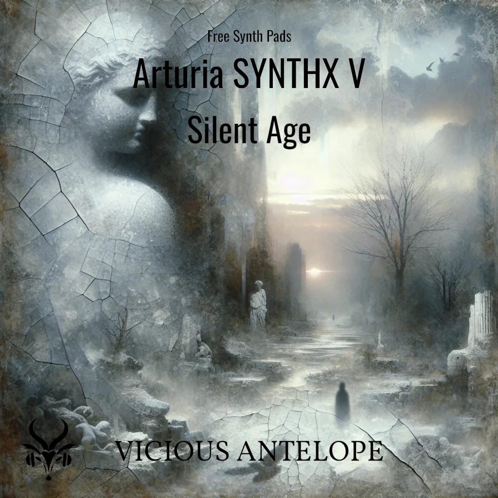 Silent Age preset pack cover artwork for Arturia – Vicious Antelope