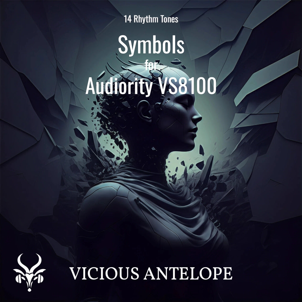 Symbols guitar pack cover artwork for Audiority VS8100 – Vicious Antelope