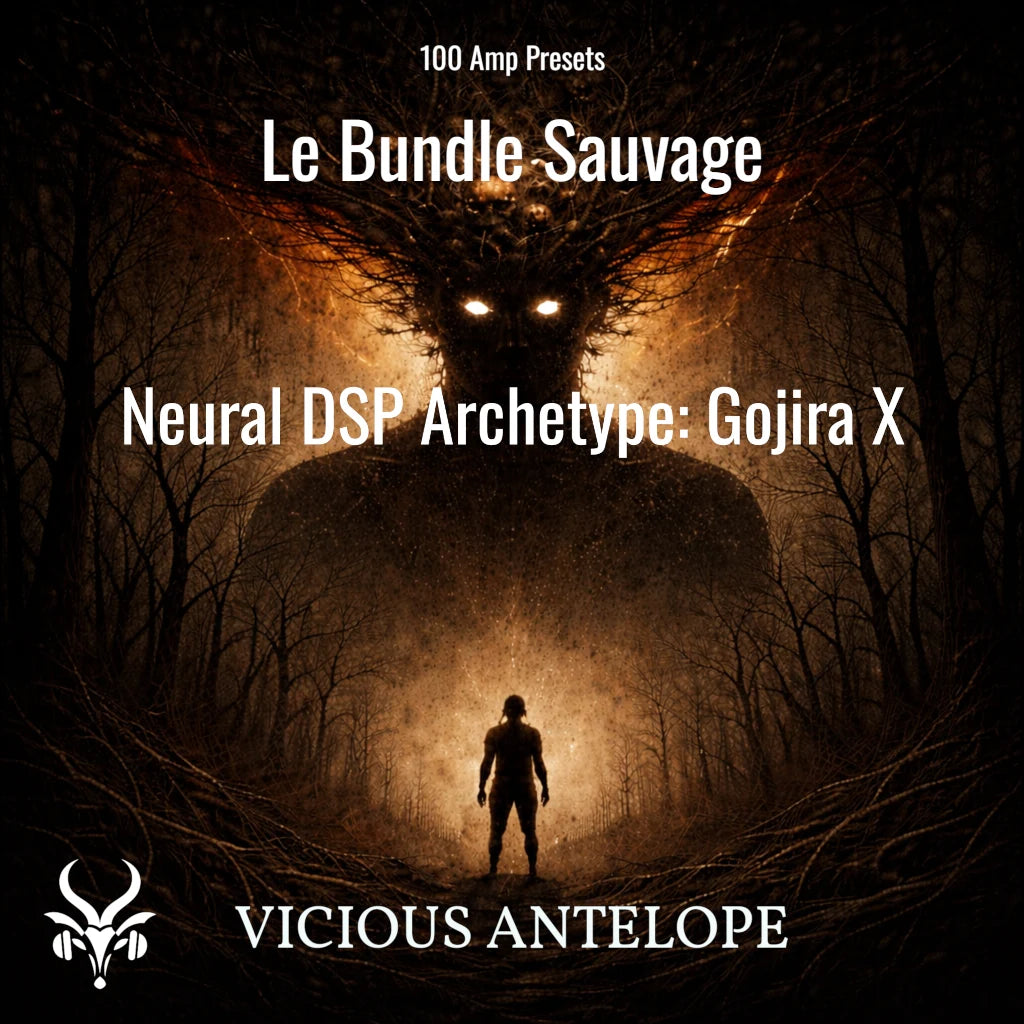 Le undle Sauvage guitar pack cover artwork for Neural DSP – Vicious Antelope