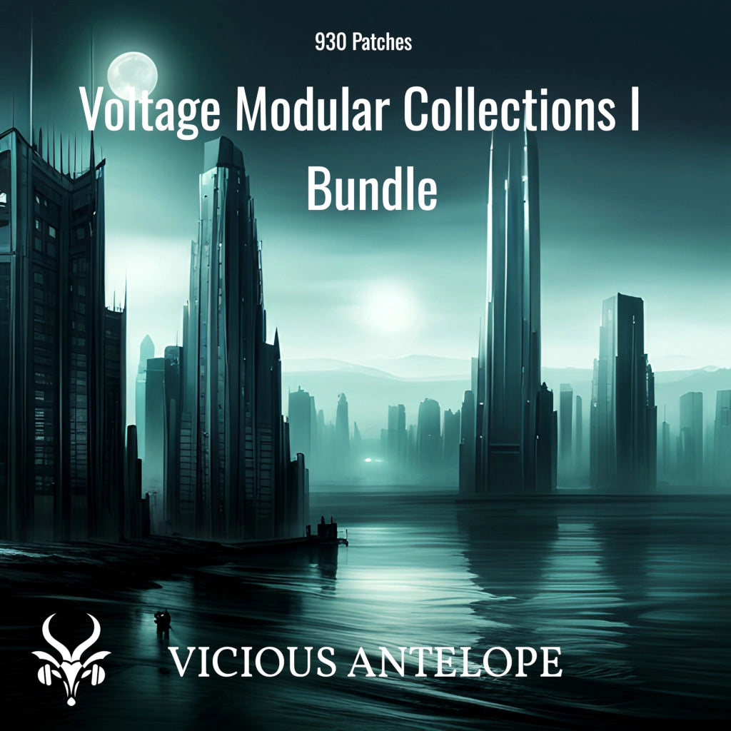 Voltage Modular Collections I preset pack cover artwork for Cherry Audio – Vicious Antelope