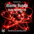 Atomic Bundle artwork for Cherry Audio Atomika featuring 340 vintage synthesizer presets