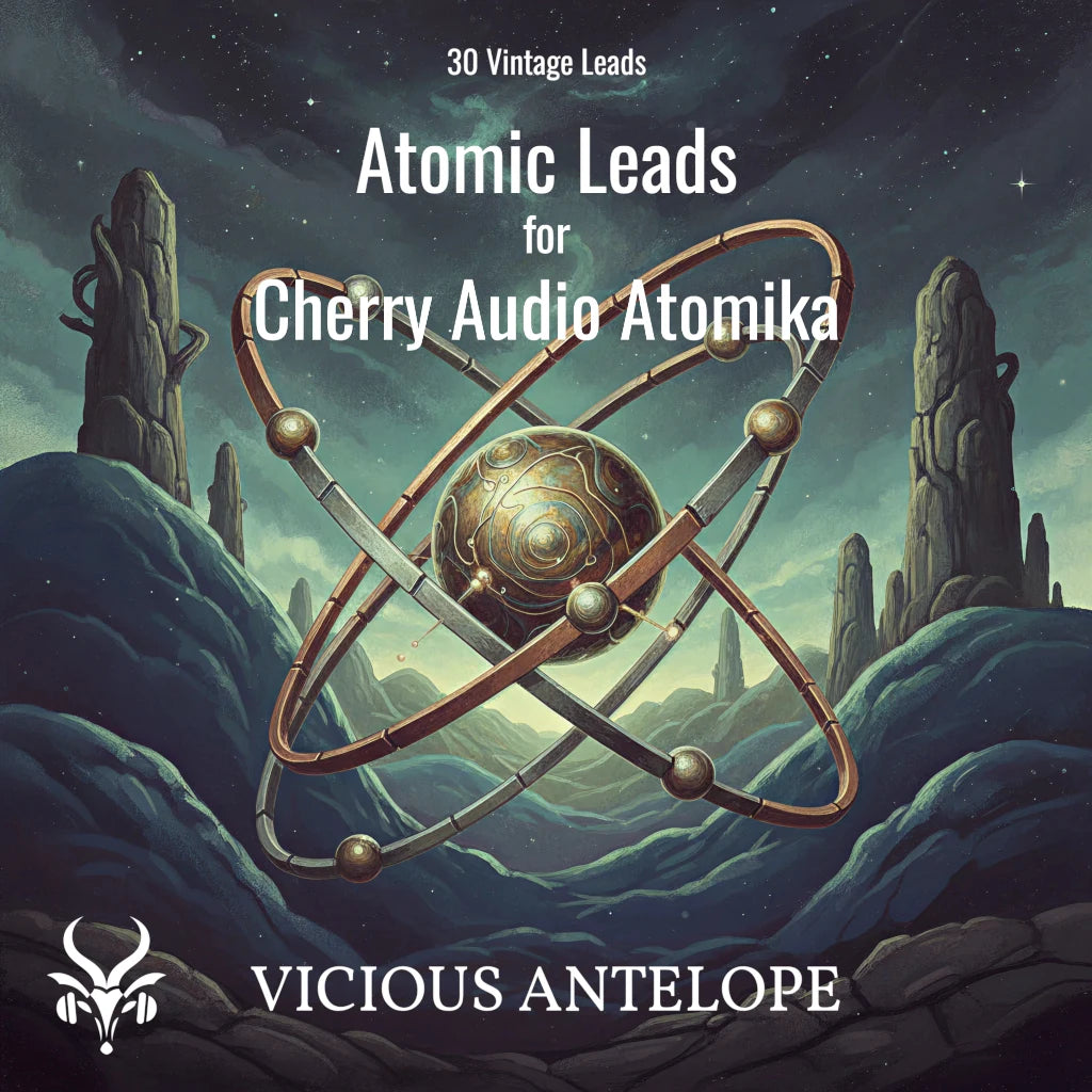 Atomic Leads preset pack cover artwork for Cherry Audio – Vicious Antelope